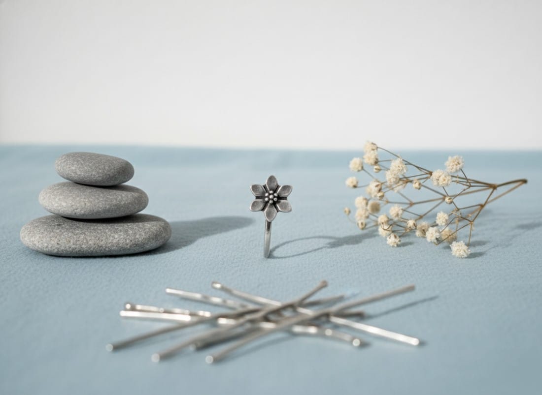 Satin Petal Nose Ring