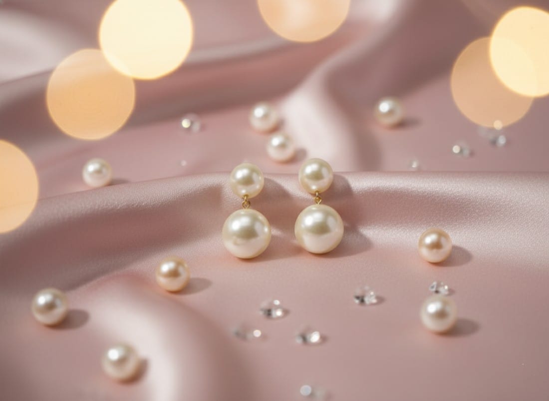 Dual Pearl Statement Studs